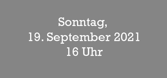 Endlich wieder Musik!