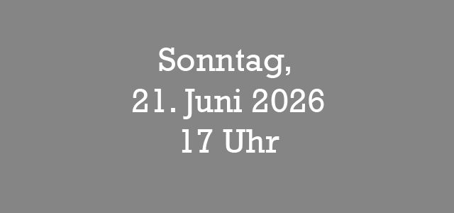 Sommerliche Serenade